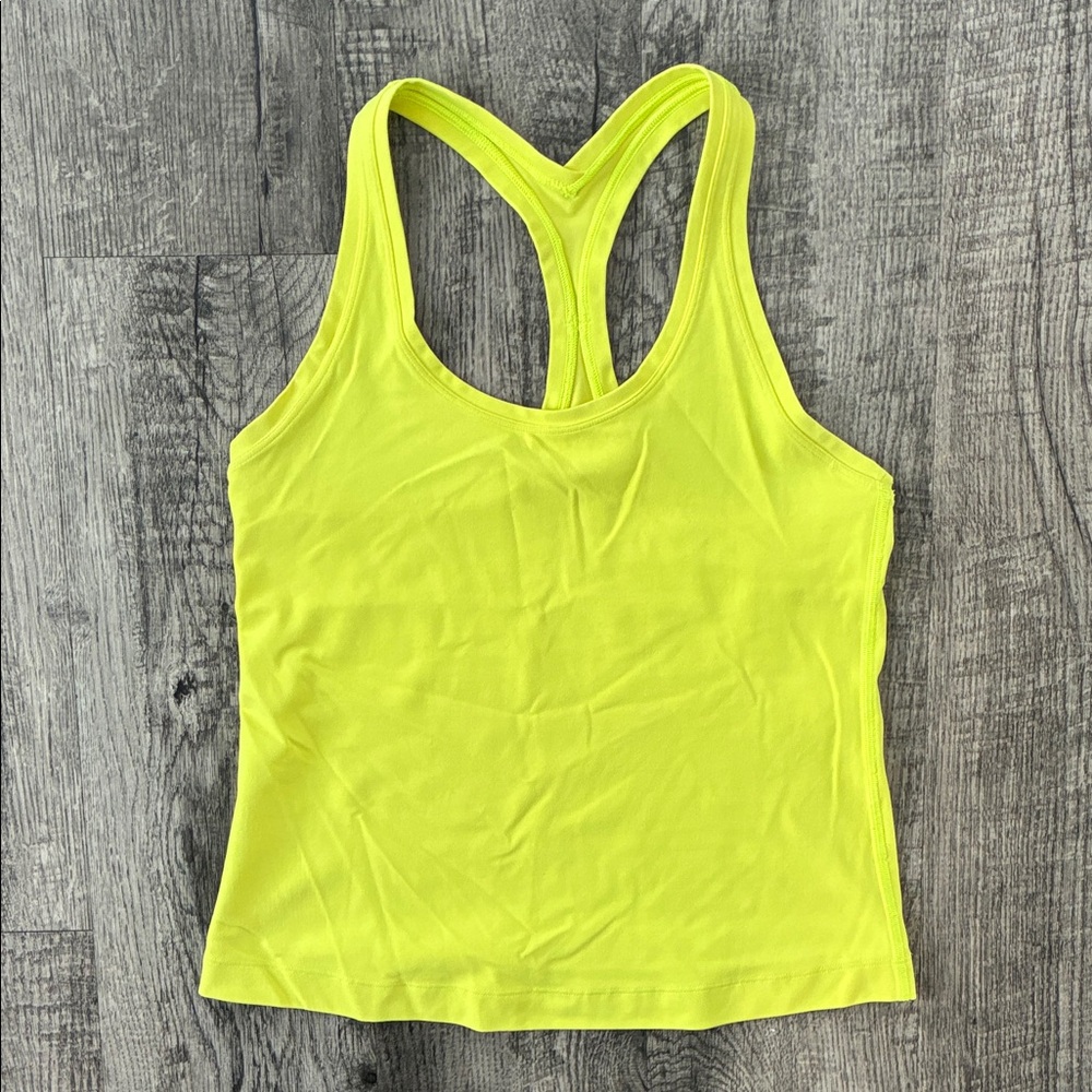 Lululemon Racerback Top ✧ Neon Yellow ✧ Estimated Size 4-6